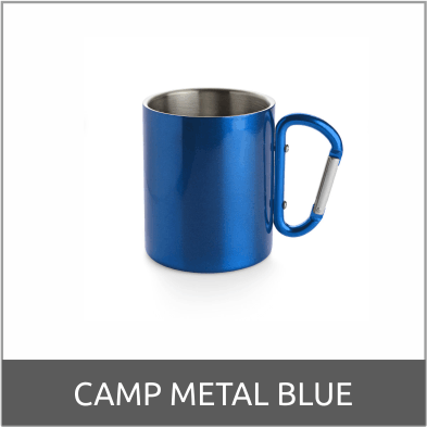 metalowy kubek z LOGO camp